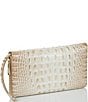 BRAHMIN Melbourne Collection Contour Skyler Travel Wristlet, Color:Contour - Image 4