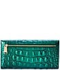 BRAHMIN Melbourne Collection Cordelia Wallet, Color:Mystic Green - Image 2