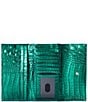 BRAHMIN Melbourne Collection Cordelia Wallet, Color:Mystic Green - Image 3
