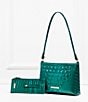 BRAHMIN Melbourne Collection Credit Card Wallet, Color:Mystic Green - Image 4