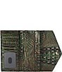BRAHMIN Melbourne Collection Crocodile-Embossed Veronica Envelope Wallet, Color:Samba - Image 3