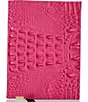 Color:Paradise Pink - Image 4 - Melbourne Collection Crocodile Embossed Leather Journal