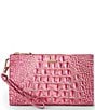 BRAHMIN Melbourne Collection Daisy Wristlet, Color:French Rose - Image 1