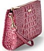 BRAHMIN Melbourne Collection Daisy Wristlet, Color:French Rose - Image 4
