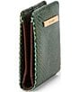 BRAHMIN Melbourne Collection Dark Green Valley Jane Mini Wallet - Image 3