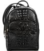 Color:Black - Image 1 - Melbourne Collection Dartmouth Crocodile-Embossed Backpack