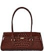 Color:Pecan - Image 2 - Melbourne Collection Dayan Satchel Bag