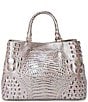 BRAHMIN Melbourne Collection Denise Silk Mist Satchel Bag - Image 2