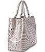 BRAHMIN Melbourne Collection Denise Silk Mist Satchel Bag - Image 4