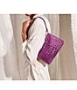BRAHMIN Melbourne Collection Dewberry Lorelei Shoulder Bag, Color:Dewberry - Image 5