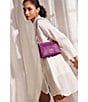 BRAHMIN Melbourne Collection Dewberry Lorelei Shoulder Bag, Color:Dewberry - Image 6