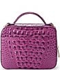 BRAHMIN Melbourne Collection Dewberry Tori Top Handle Crossbody Bag, Color:Dewberry - Image 2
