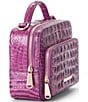 BRAHMIN Melbourne Collection Dewberry Tori Top Handle Crossbody Bag, Color:Dewberry - Image 4