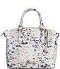 BRAHMIN Melbourne Collection Duxbury Snow Owl Satchel Bag - Image 1