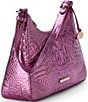 BRAHMIN Melbourne Collection Esme Shoulder Bag, Color:Opera - Image 4
