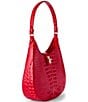 BRAHMIN Sriracha Melbourne Collection Fallon Hobo Shoulder Bag, Color:Sriracha - Image 4