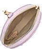 BRAHMIN Melbourne Collection Gentle Lavender Circle Coin Purse, Color:Gentle Lavender - Image 3