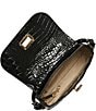 BRAHMIN Melbourne Collection Gianna Crossbody Bag, Color:Black - Image 3