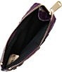 BRAHMIN Melbourne Collection Lennon Heroic Purple Credit Card Wallet, Color:Heroic Purple - Image 3