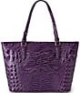 BRAHMIN Melbourne Collection Heroic Purple Medium Asher Tote Bag, Color:Heroic Purple - Image 2