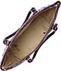 BRAHMIN Melbourne Collection Heroic Purple Medium Asher Tote Bag, Color:Heroic Purple - Image 3