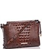BRAHMIN Melbourne Collection Hillary Crossbody Bag, Color:Pecan - Image 4