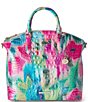 BRAHMIN Impression Melbourne Collection Large Duxbury Satchel Bag,Specials : American Fashion Style Bags On Sale