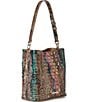 BRAHMIN Melbourne Collection Intuition Celina Bucket Bag, Color:Intuition - Image 4