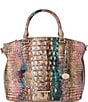 BRAHMIN Melbourne Collection Intuition Duxbury Satchel Bag, Color:Intuition - Image 1