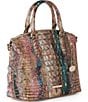 BRAHMIN Melbourne Collection Intuition Duxbury Satchel Bag, Color:Intuition - Image 4