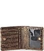 BRAHMIN Melbourne Collection Jane Mini Bifold Snap Wallet, Color:Brindle - Image 3