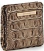 BRAHMIN Melbourne Collection Jane Mini Bifold Snap Wallet, Color:Brindle - Image 4