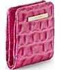 BRAHMIN Melbourne Collection Jane Wallet, Color:PHLOX PINK - Image 4