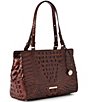 BRAHMIN Melbourne Collection Josette Tote Bag, Color:Pecan - Image 4