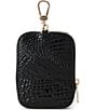 BRAHMIN Melbourne Collection Katelynn Zip-Around Pouch, Color:Black - Image 2