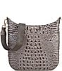 BRAHMIN Melbourne Collection Leia Charcoal Crossbody Bag, Color:Charcoal - Image 2