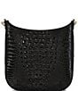 BRAHMIN Melbourne Collection Leia Crossbody Bag, Color:Black - Image 2