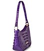 BRAHMIN Melbourne Collection Lilibeth Cosmic Purple Shoulder Bag - Image 4