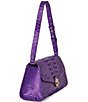 BRAHMIN Melbourne Collection Lucine Cosmic Purple Shoulder Bag - Image 4