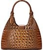 BRAHMIN Melbourne Collection Luggage Brown Adrian Satchel Bag, Color:Luggage Brown - Image 2