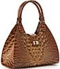 BRAHMIN Melbourne Collection Luggage Brown Adrian Satchel Bag, Color:Luggage Brown - Image 4