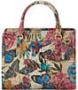 BRAHMIN Melbourne Collection Mariposa Cami Satchel Bag, Color:Mariposa - Image 2