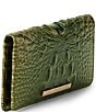 BRAHMIN Melbourne Collection Matcha Green Ady Wallet, Color:Matcha Green - Image 4