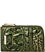 BRAHMIN Melbourne Collection Matcha Green Credit Card Wallet, Color:Matcha Green - Image 1