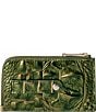 BRAHMIN Melbourne Collection Matcha Green Credit Card Wallet, Color:Matcha Green - Image 2