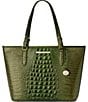 BRAHMIN Melbourne Collection Matcha Green Medium Asher Tote Bag, Color:Matcha Green - Image 1