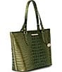 BRAHMIN Melbourne Collection Matcha Green Medium Asher Tote Bag, Color:Matcha Green - Image 4