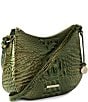 BRAHMIN Melbourne Collection Matcha Green Shayna Crossbody Bag, Color:Matcha Green - Image 4