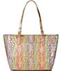 Color:Saltwater Taffy - Image 2 - Melbourne Collection Medium Asher Saltwater Taffy Tote Bag
