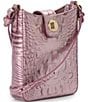 BRAHMIN Melbourne Collection Mellow Rose Marley Crossbody Bag, Color:Mellow Rose - Image 4